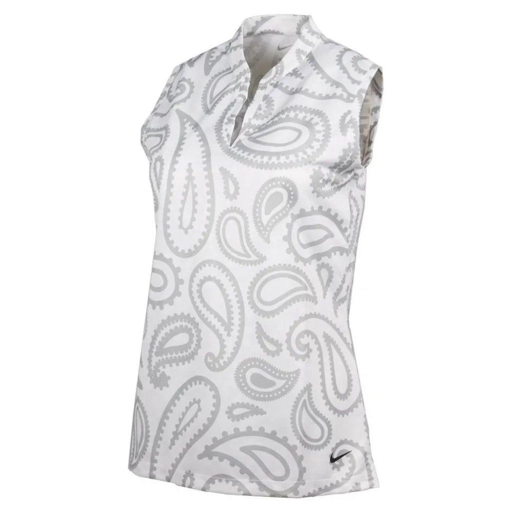 Nike Women's Dri-Fit Victory Jacquard Sleeveless Polo - size small